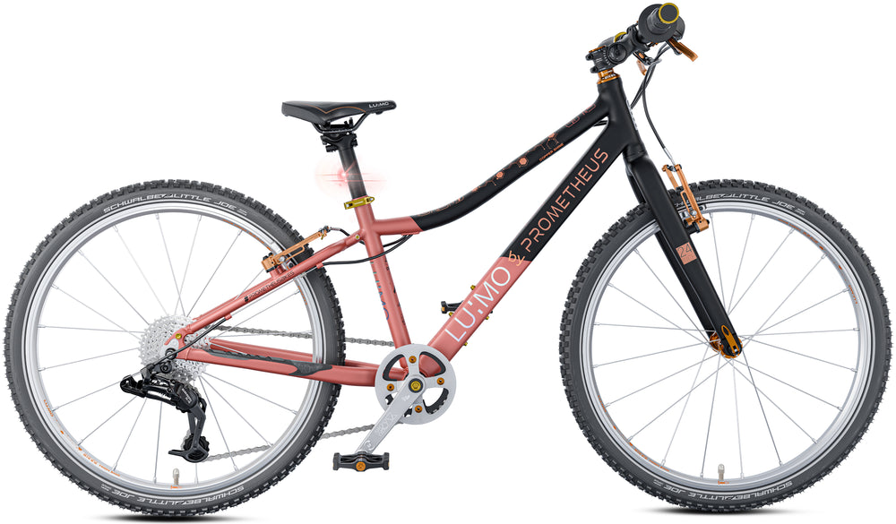LU:MO Kinderfahrrad 24 Zoll – COPPER SHINE