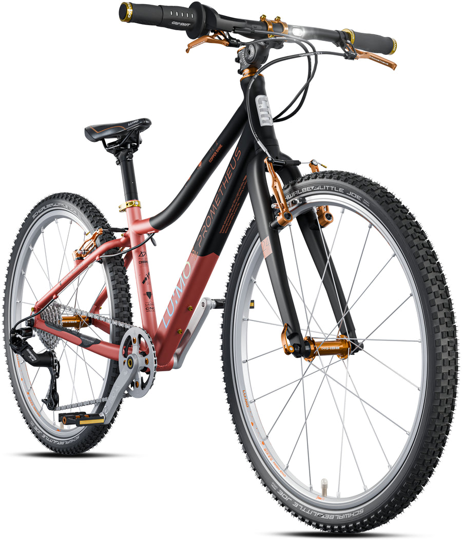 LU:MO Kinderfahrrad 24 Zoll – COPPER SHINE