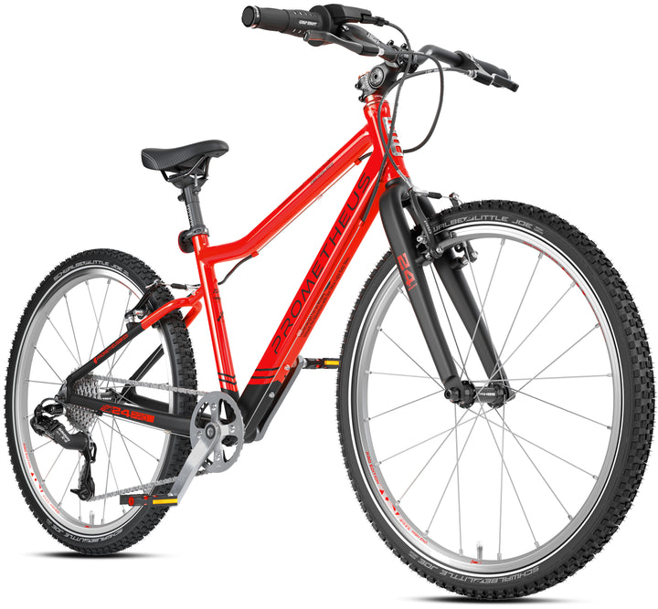PRO Kinderrad 24 Zoll ab 7 Jahre | 8-Gang | CRIMSON RED
