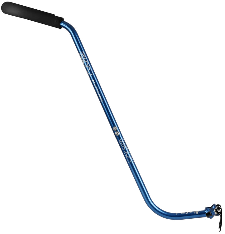 PROMETHEUS BIKES PUSHPRO Aluminium-Schiebestange in Blau, 800 mm, 450 g