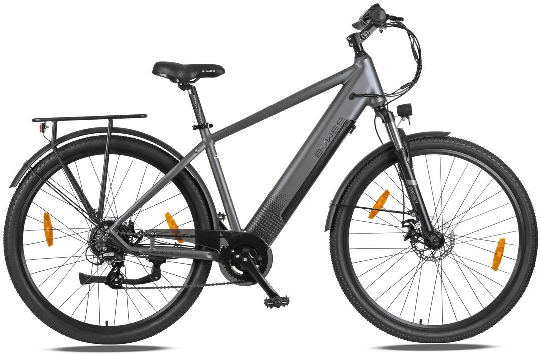 BUWEE E-Bike Trekking 7 Gang, Kettenschaltung, Heckmotor