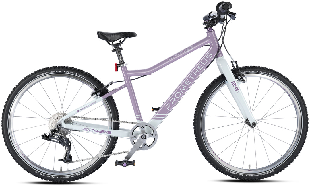 PRO Kinderrad 24 Zoll ab 7 Jahre | 8-Gang | LAVENDER