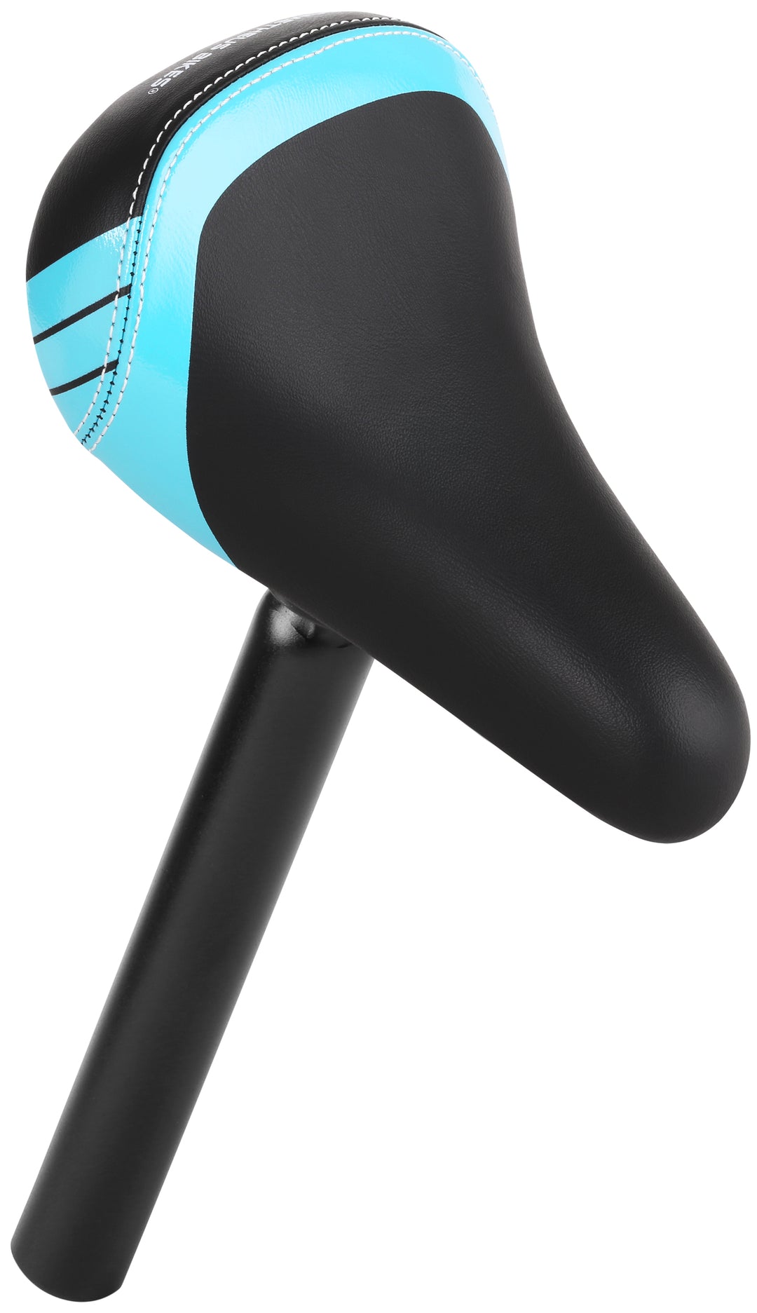 Kindersattel für 10–14 Zoll mit Alu-Stütze Ø25,4 mm – Blau