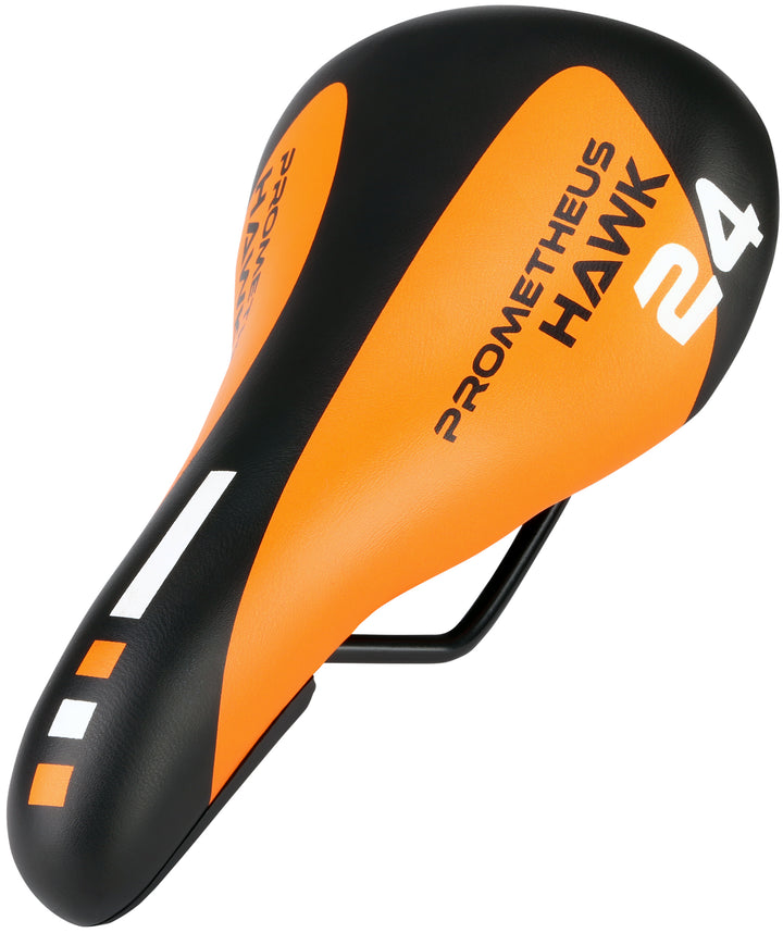 Kindersattel für 24 Zoll – 240 × 140 mm, 280 g – Orange