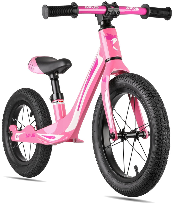 APUS Kinderlaufrad 14/12 Zol in Rosa – Laufräder 12 - 14 Zoll von prometheus - bikes | prometheus - bikes