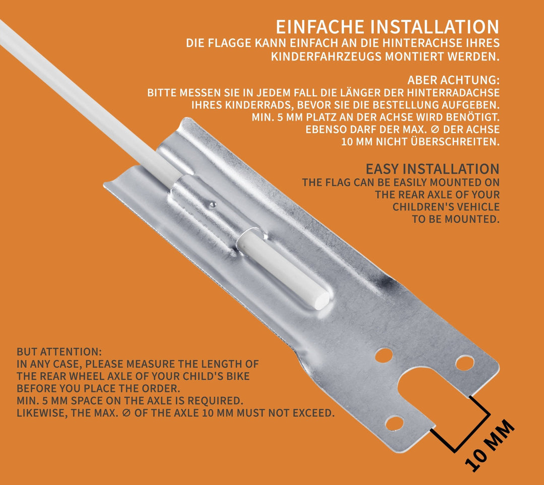 Fahrrad Wimpel - Sicherheitswimpel - Fahrradfahne – Fahrradfahnen von prometheus - bikes | prometheus - bikes