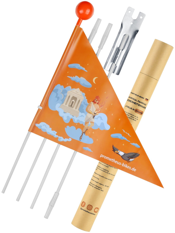 Fahrrad Wimpel - Sicherheitswimpel - Fahrradfahne – Fahrradfahnen von prometheus - bikes | prometheus - bikes