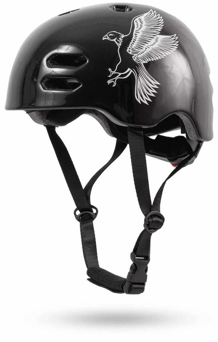 Helm Kinder Größe S 53 - 55 cm in Weiß / Schwarz – Schutzausrüstung von prometheus - bikes | prometheus - bikes