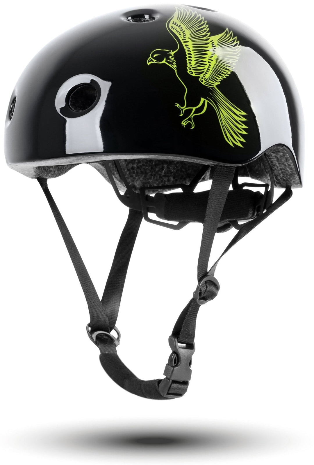 Kinderfahrradhelm XS – Grün/Schwarz – Hauptansicht