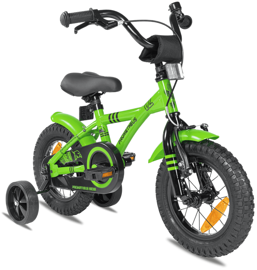 HAWK Kinderfahrrad 12 Zoll – Grün & Schwarz