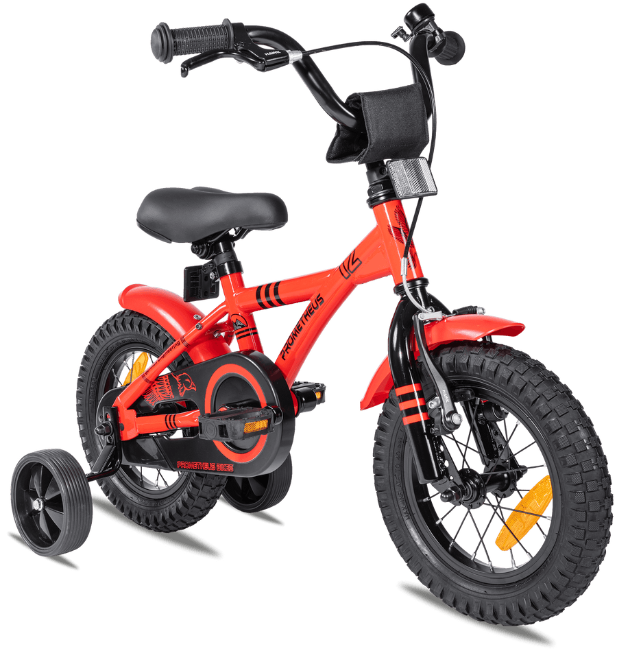HAWK Kinderfahrrad 12 Zoll – Rot & Schwarz