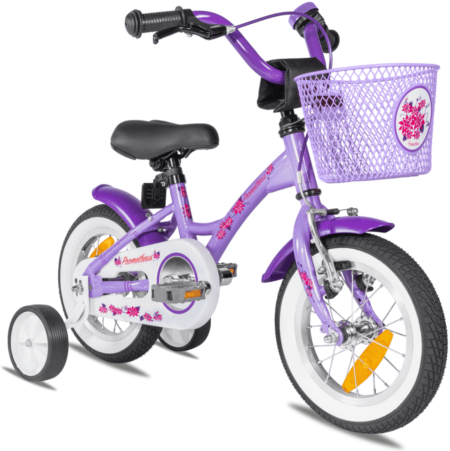 HAWK Kinderfahrrad 12 Zoll – Violett & Weiß