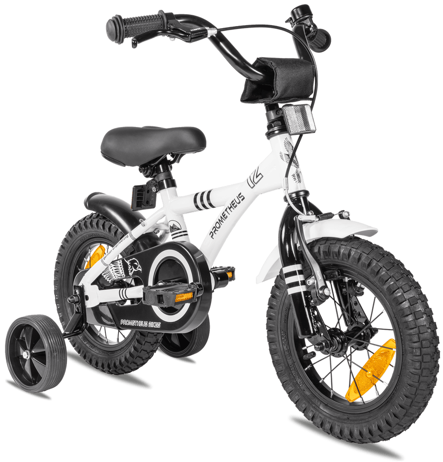 HAWK Kinderfahrrad 12 Zoll – Weiß & Schwarz