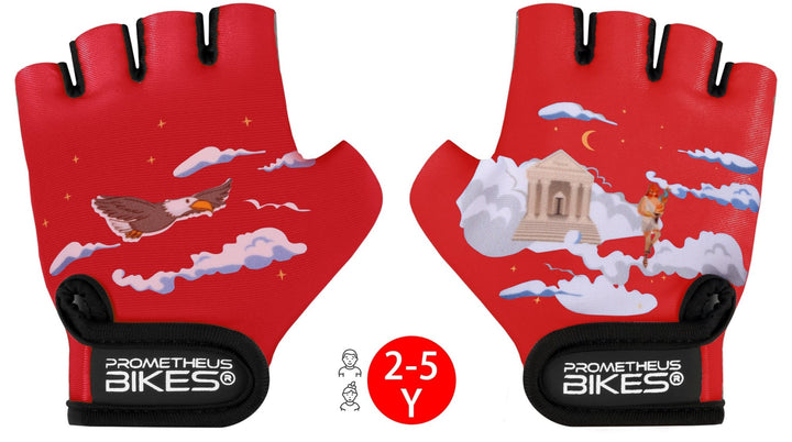 Radhandschuhe Kinder 2 bis 5 Jahre | Fingerlos Gr. S – Schutzausrüstung von prometheus - bikes | prometheus - bikes