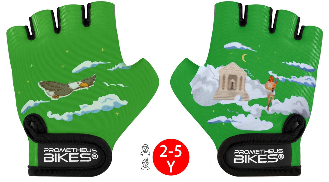 Radhandschuhe Kinder 2 bis 5 Jahre | Fingerlos Gr. S – Schutzausrüstung von prometheus - bikes | prometheus - bikes