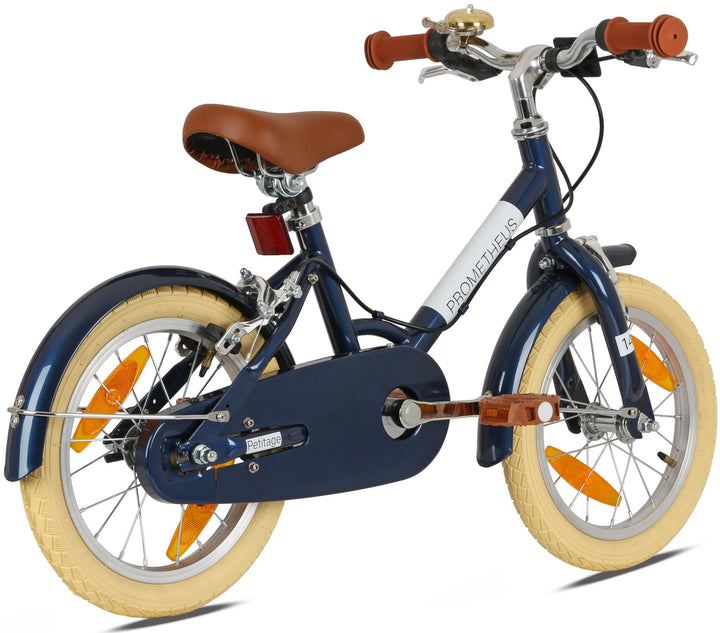 RETRO Kinderrad ab 3 Jahre in 12 Zoll | Blau – Kinderfahrrad 14 Zoll von prometheus - bikes | prometheus - bikes