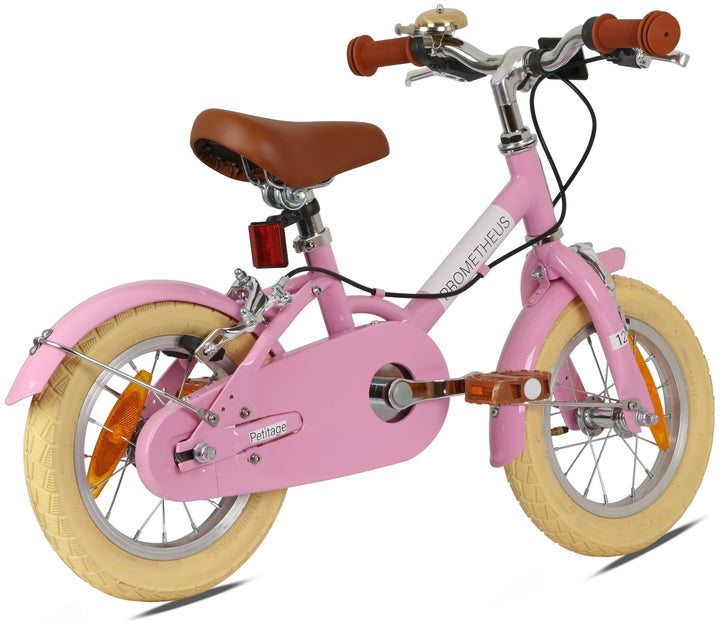 RETRO Kinderrad ab 3 Jahre in 12 Zoll | Rosa – Kinderfahrrad 14 Zoll von prometheus - bikes | prometheus - bikes