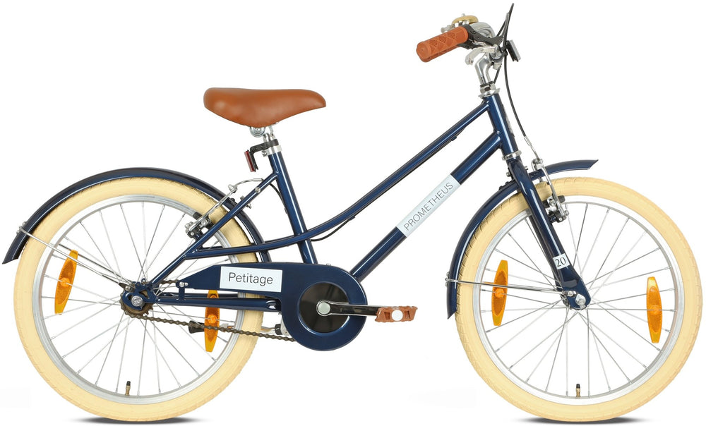 RETRO Kinderrad ab 6 - 7 Jahre in 20 Zoll | Blau – Kinderfahrrad 16 Zoll von prometheus - bikes | prometheus - bikes
