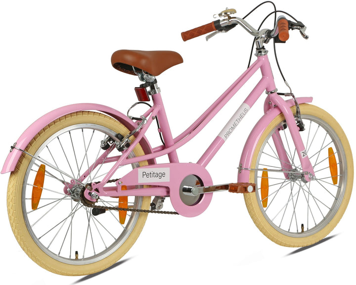 RETRO Kinderrad ab 6 - 7 Jahre in 20 Zoll | Rosa – Kinderfahrrad 16 Zoll von prometheus - bikes | prometheus - bikes