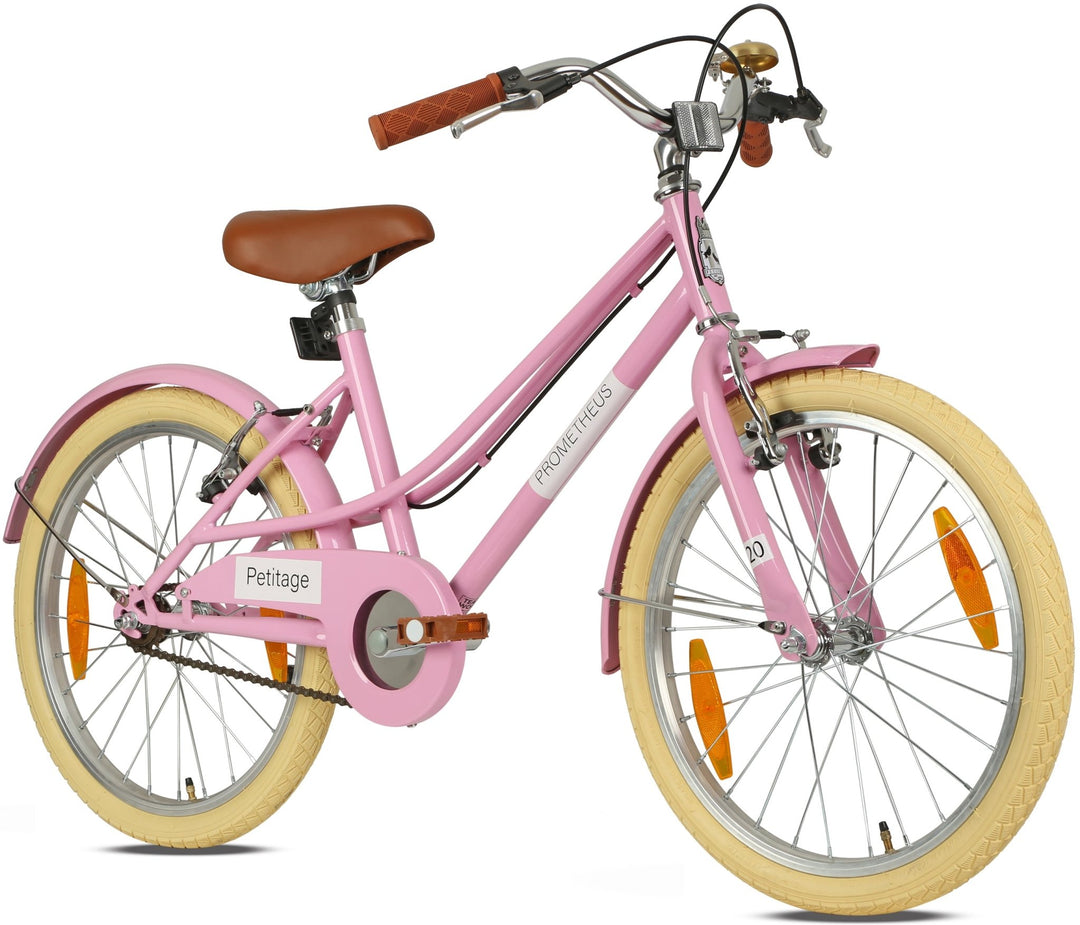 RETRO Kinderrad ab 6 - 7 Jahre in 20 Zoll | Rosa – Kinderfahrrad 16 Zoll von prometheus - bikes | prometheus - bikes
