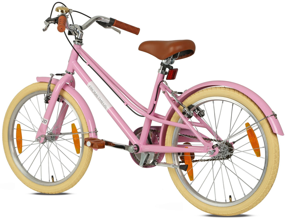 RETRO Kinderrad ab 6 - 7 Jahre in 20 Zoll | Rosa – Kinderfahrrad 16 Zoll von prometheus - bikes | prometheus - bikes