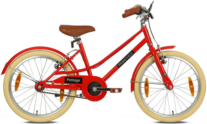 RETRO Kinderrad ab 6 - 7 Jahre in 20 Zoll | Rot – Kinderfahrrad 16 Zoll von prometheus - bikes | prometheus - bikes