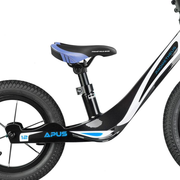 Sattel für 10 bis 16 Zoll Kinderfahrrad Laufrad in Blau – Fahrradsättel von prometheus - bikes | prometheus - bikes