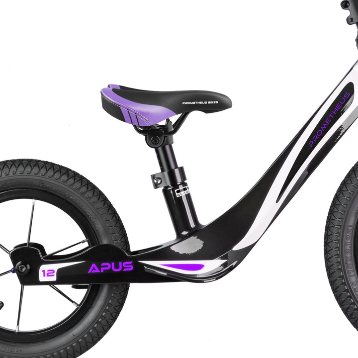 Sattel für 10 bis 16 Zoll Kinderfahrrad Laufrad in Violett – Fahrradsättel von prometheus - bikes | prometheus - bikes