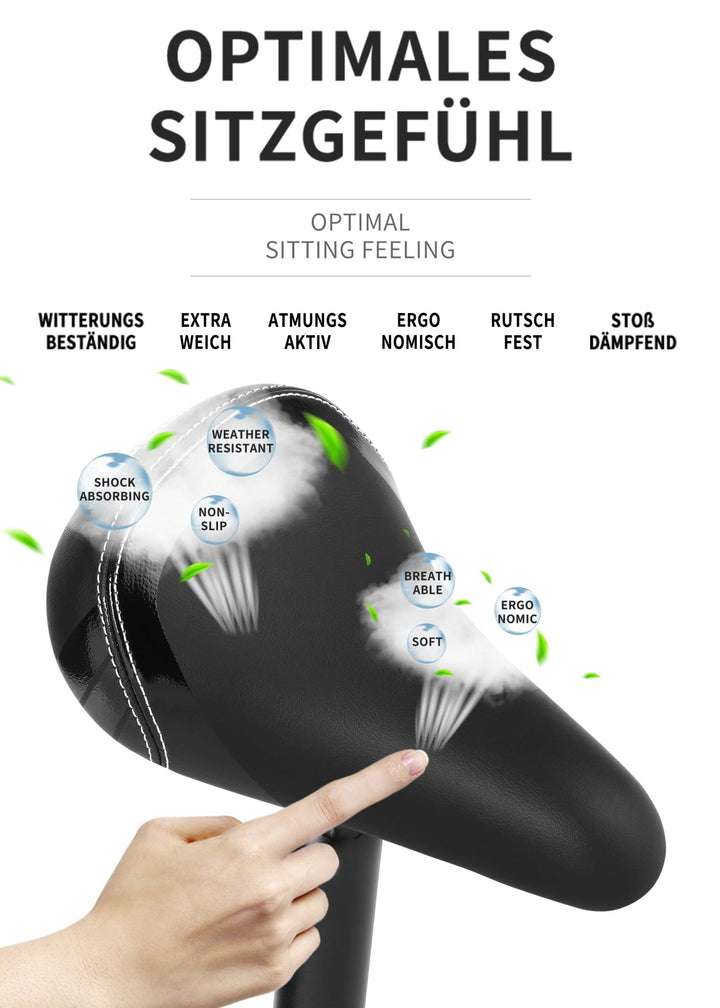 Sattel inkl. Stütze für 10 - 12 Zoll Laufräder & Kinderräder 25.4 mm in Schwarz – Fahrradsättel von prometheus - bikes | prometheus - bikes