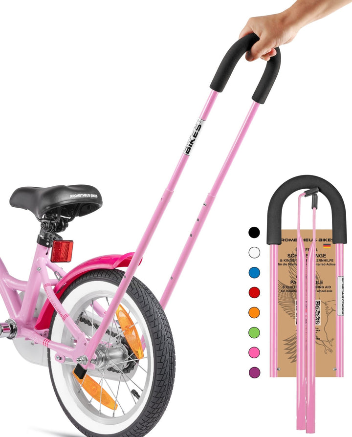 Schub - Haltestange Kinder - Achsmontage - Rosa – Schubstange von prometheus - bikes | prometheus - bikes