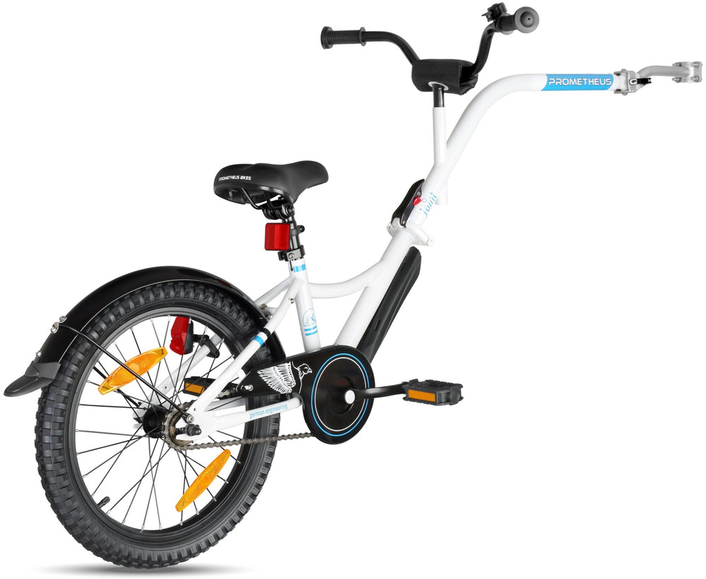 Tandem Kinder Fahrradanhänger Weiß – Fahrradanhänger von prometheus - bikes | prometheus - bikes
